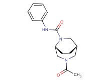(1S*,5R*)-3-acetyl-N-phenyl-3,6-diazabicyclo[3.2.2]nonane-6-carboxamide