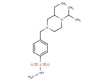 4-[(3-ethyl-4-isopropyl-1-piperazinyl)methyl]-N-methylbenzenesulfonamide