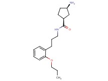 rel-(1S,3R)-3-amino-N-[3-(2-propoxyphenyl)propyl]cyclopentanecarboxamide hydrochloride