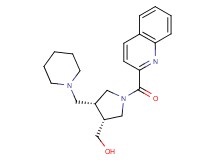 [(3R*,4R*)-4-(piperidin-1-ylmethyl)-1-(quinolin-2-ylcarbonyl)pyrrolidin-3-yl]methanol