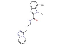 1,7-dimethyl-N-(3-[1,2,4]triazolo[4,3-a]pyridin-3-ylpropyl)-1H-indole-2-carboxamide