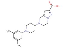5-[1-(3,5-dimethylphenyl)piperidin-4-yl]-4,5,6,7-tetrahydropyrazolo[1,5-a]pyrazine-2-carboxylic acid