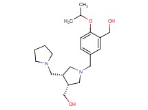 [(3R*,4R*)-1-[3-(hydroxymethyl)-4-isopropoxybenzyl]-4-(pyrrolidin-1-ylmethyl)pyrrolidin-3-yl]methanol