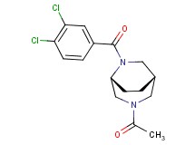 (1S*,5R*)-3-acetyl-6-(3,4-dichlorobenzoyl)-3,6-diazabicyclo[3.2.2]nonane
