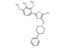 1-{[2-(2,4-dimethoxy-3-methylphenyl)-5-methyl-1,3-oxazol-4-yl]methyl}-4-phenylpiperidine