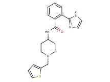 2-(1H-imidazol-2-yl)-N-[1-(2-thienylmethyl)piperidin-4-yl]benzamide