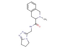 N-(6,7-dihydro-5H-pyrrolo[2,1-c][1,2,4]triazol-3-ylmethyl)-2-methyl-1,2,3,4-tetrahydro-3-isoquinolinecarboxamide