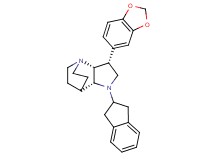 (3R*,3aR*,7aR*)-3-(1,3-benzodioxol-5-yl)-1-(2,3-dihydro-1H-inden-2-yl)octahydro-4,7-ethanopyrrolo[3,2-b]pyridine