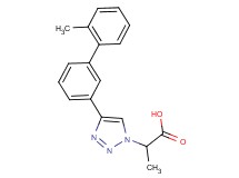 2-[4-(2'-methylbiphenyl-3-yl)-1H-1,2,3-triazol-1-yl]propanoic acid
