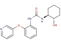 N-[(1S*,2S*)-2-hydroxycyclohexyl]-N'-[2-(pyridin-3-yloxy)phenyl]urea