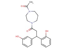 2-[3-(4-acetyl-1,4-diazepan-1-yl)-1-(3-hydroxyphenyl)-3-oxopropyl]phenol