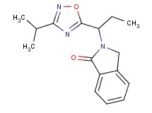 2-[1-(3-isopropyl-1,2,4-oxadiazol-5-yl)propyl]-1-isoindolinone