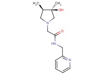 2-[(3R*,4R*)-3-hydroxy-3,4-dimethyl-1-pyrrolidinyl]-N-(2-pyridinylmethyl)acetamide