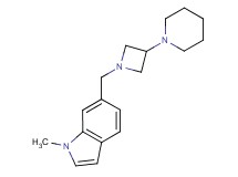 1-methyl-6-[(3-piperidin-1-ylazetidin-1-yl)methyl]-1H-indole