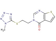 3-{2-[(1-methyl-1H-tetrazol-5-yl)thio]ethyl}thieno[2,3-d]pyrimidin-4(3H)-one