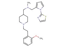 ({1-[2-(2-methoxyphenyl)ethyl]-4-piperidinyl}methyl)methyl{[1-(1,3-thiazol-2-yl)-1H-pyrrol-2-yl]methyl}amine