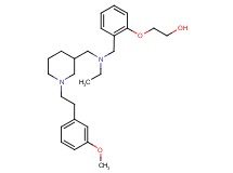 2-(2-{[ethyl({1-[2-(3-methoxyphenyl)ethyl]-3-piperidinyl}methyl)amino]methyl}phenoxy)ethanol