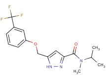 N-isopropyl-N-methyl-5-{[3-(trifluoromethyl)phenoxy]methyl}-1H-pyrazole-3-carboxamide