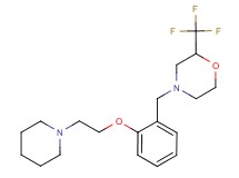 4-[2-(2-piperidin-1-ylethoxy)benzyl]-2-(trifluoromethyl)morpholine