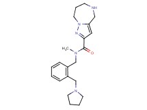 N-methyl-N-[2-(pyrrolidin-1-ylmethyl)benzyl]-5,6,7,8-tetrahydro-4H-pyrazolo[1,5-a][1,4]diazepine-2-carboxamide