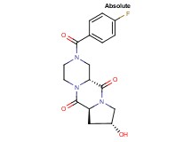 (6aS,8R,11aR)-2-(4-fluorobenzoyl)-8-hydroxyoctahydro-6H-pyrazino[1,2-a]pyrrolo[1,2-d]pyrazine-6,11(2H)-dione