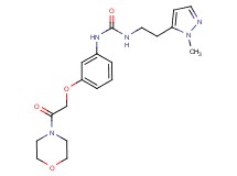N-[2-(1-methyl-1H-pyrazol-5-yl)ethyl]-N'-[3-(2-morpholin-4-yl-2-oxoethoxy)phenyl]urea