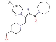 (1-{[2-(azepan-1-ylcarbonyl)-7-methylimidazo[1,2-a]pyridin-3-yl]methyl}piperidin-4-yl)methanol