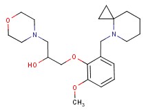 1-[2-(4-azaspiro[2.5]oct-4-ylmethyl)-6-methoxyphenoxy]-3-morpholin-4-ylpropan-2-ol