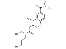 3-{2-[butyl(ethyl)amino]-2-oxoethyl}-N,N,4-trimethyl-3,4-dihydro-2H-1,4-benzoxazine-6-carboxamide