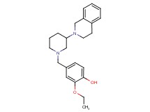 4-{[3-(3,4-dihydro-2(1H)-isoquinolinyl)-1-piperidinyl]methyl}-2-ethoxyphenol
