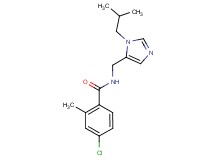 4-chloro-N-[(1-isobutyl-1H-imidazol-5-yl)methyl]-2-methylbenzamide
