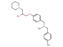 1-(4-{[methyl(4-methylbenzyl)amino]methyl}phenoxy)-3-(1-piperidinyl)-2-propanol