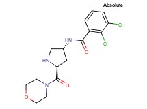 2,3-dichloro-N-[(3R,5S)-5-(morpholin-4-ylcarbonyl)pyrrolidin-3-yl]benzamide