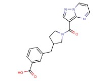 3-{[1-(pyrazolo[1,5-a]pyrimidin-3-ylcarbonyl)-3-pyrrolidinyl]methyl}benzoic acid