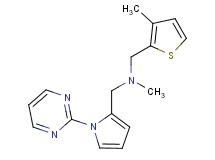 N-methyl-1-(3-methyl-2-thienyl)-N-[(1-pyrimidin-2-yl-1H-pyrrol-2-yl)methyl]methanamine