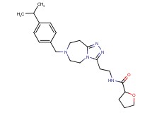 N-{2-[7-(4-isopropylbenzyl)-6,7,8,9-tetrahydro-5H-[1,2,4]triazolo[4,3-d][1,4]diazepin-3-yl]ethyl}tetrahydro-2-furancarboxamide