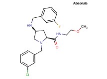 (4S)-1-(3-chlorobenzyl)-4-[(3-fluorobenzyl)amino]-N-(2-methoxyethyl)-L-prolinamide