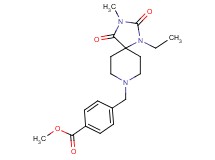 methyl 4-[(1-ethyl-3-methyl-2,4-dioxo-1,3,8-triazaspiro[4.5]dec-8-yl)methyl]benzoate