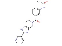 N-{3-[(2-pyridin-3-yl-1,4,6,7-tetrahydro-5H-imidazo[4,5-c]pyridin-5-yl)carbonyl]phenyl}acetamide