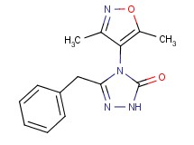 5-benzyl-4-(3,5-dimethylisoxazol-4-yl)-2,4-dihydro-3H-1,2,4-triazol-3-one