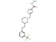 N-methyl-5-[(3-{2-[3-(trifluoromethyl)phenyl]ethyl}-1-piperidinyl)methyl]-1,2,4-oxadiazole-3-carboxamide