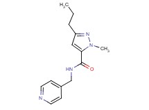 1-methyl-3-propyl-N-(4-pyridinylmethyl)-1H-pyrazole-5-carboxamide