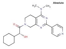 (1R)-1-cyclohexyl-2-[4-(dimethylamino)-2-(4-pyridinyl)-5,8-dihydropyrido[3,4-d]pyrimidin-7(6H)-yl]-2-oxoethanol