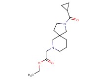 ethyl [2-(cyclopropylcarbonyl)-2,7-diazaspiro[4.5]dec-7-yl]acetate