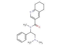 N-[2-(dimethylamino)-1-phenylethyl]-N-methyl-5,6,7,8-tetrahydroquinoline-3-carboxamide