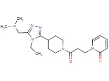 1-[3-(4-{5-[(dimethylamino)methyl]-4-ethyl-4H-1,2,4-triazol-3-yl}piperidin-1-yl)-3-oxopropyl]pyridin-2(1H)-one