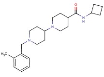 N-cyclobutyl-1'-(2-methylbenzyl)-1,4'-bipiperidine-4-carboxamide