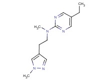 5-ethyl-N-methyl-N-[2-(1-methyl-1H-pyrazol-4-yl)ethyl]pyrimidin-2-amine
