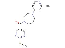 1-(2-methyl-4-pyridinyl)-4-{[2-(methylthio)-5-pyrimidinyl]carbonyl}-1,4-diazepane