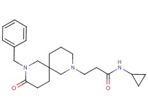 3-(8-benzyl-9-oxo-2,8-diazaspiro[5.5]undec-2-yl)-N-cyclopropylpropanamide